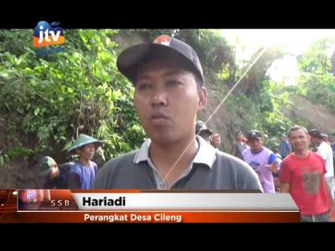 SUGUHAN SEPINCUK BERITA, Terjadi Lima Titik Longsor Di Desa Cileng