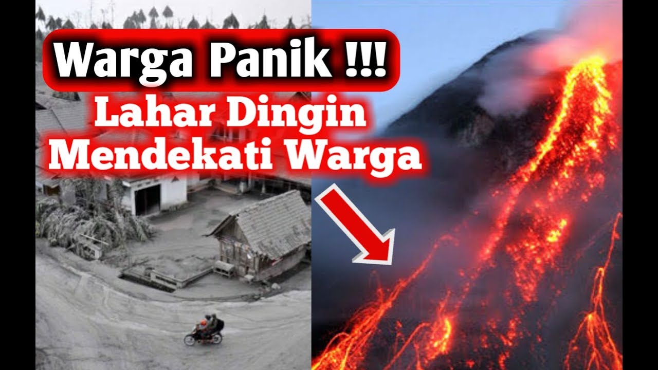 WARGA PANIK !!! Video Amatir Lahar Dingin Mulai Masuk Desa. Berita Baru