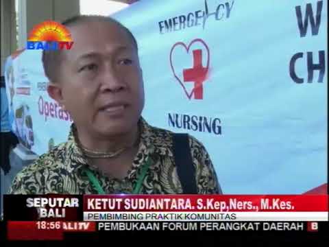 POLTEKKES DENPASAR GELAR BAKSOS DI DESA KETEWEL