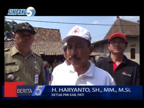 PMI PATI DROPING AIR BERSIH—BERITA 5 SIMPANG 5 TV TGL 7 SEPTEMBER 2015