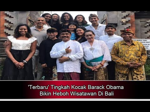 ‘Terbaru’ Tingkah Kocak Barack Obama Bikin Heboh Wisatawan Di Bali – Berita Terbaru Hari Ini