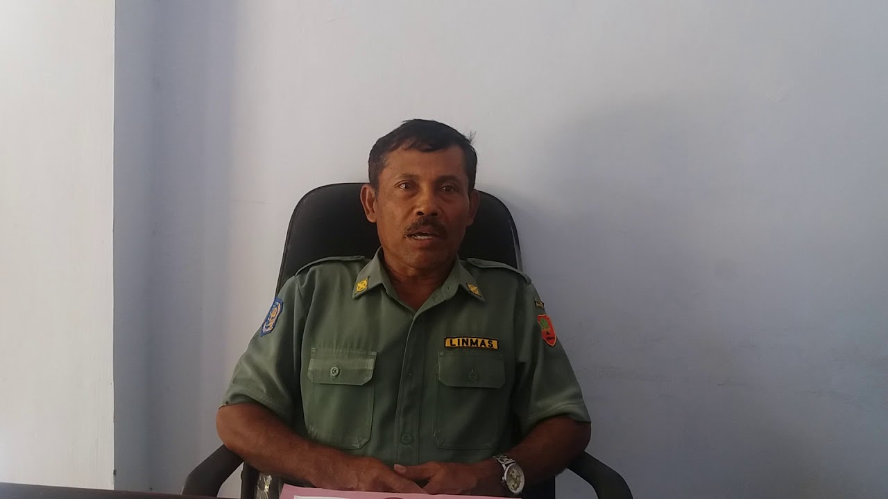 Kepala desa kaponan menolak berita HOAX