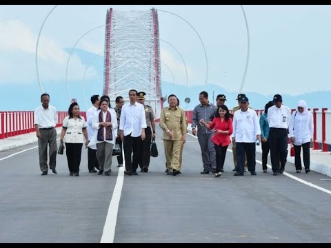 Megahnya Jembatan Tayan Yang Diresmikan Jokowi Di Sanggau Kalbar – Berita Terbaru