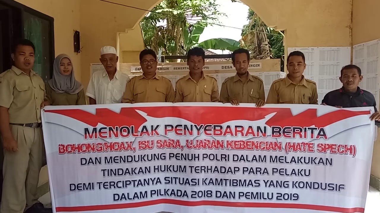Penolakan berita bohong oleh desa WARINGIN kec. Suralaga