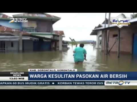 Berita Terbaru 9 Juni 2017 – Banjir Masih Merendam 6 Desa di Gorontalo