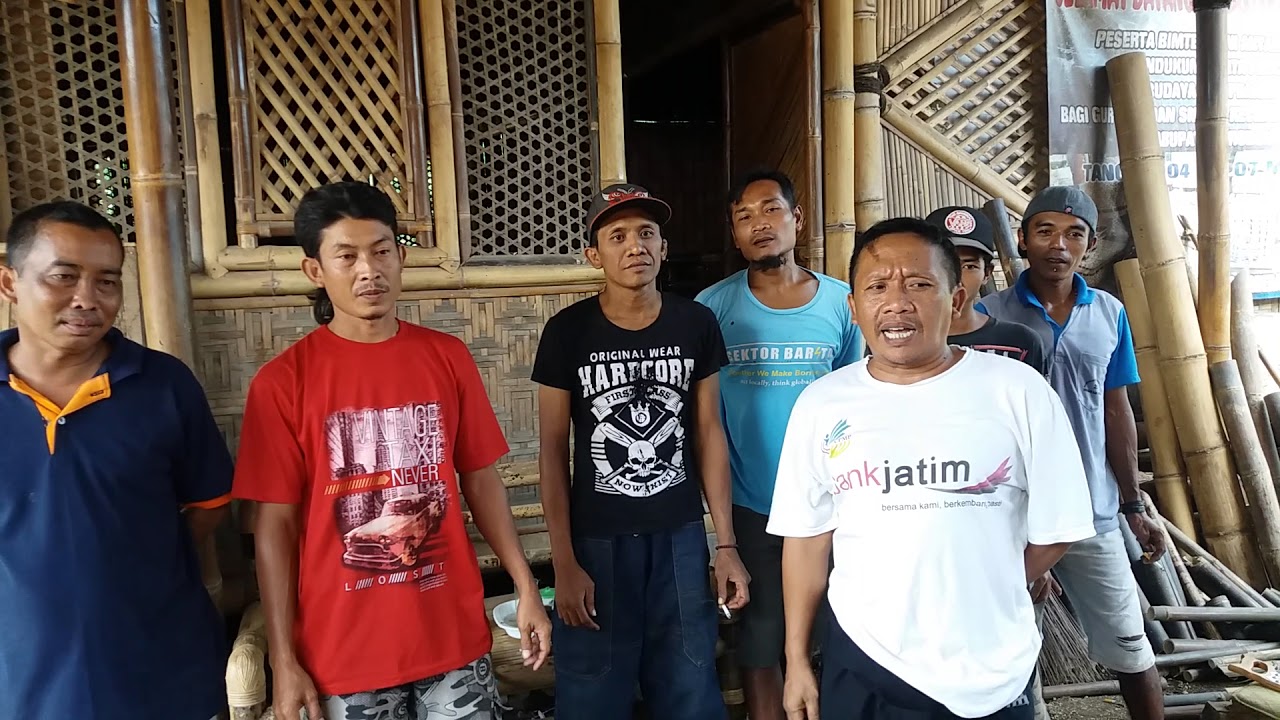 Komunitas pengerajin bambu desa laweyan probolinggo tolak berita hoax