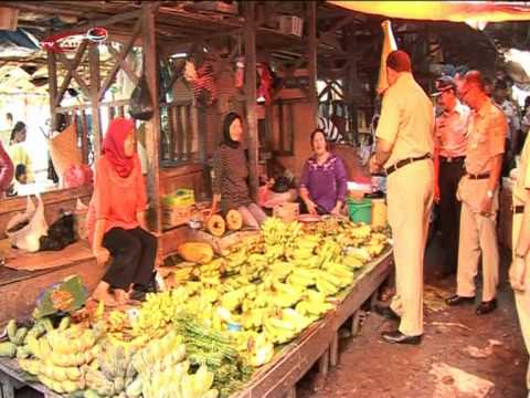 Berita Tabalong-Wakil Bupati Tinjau Pasar Tanjung