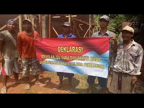 Warga desa Salit Tolak Berita Hoax dalam Pilkada 2018