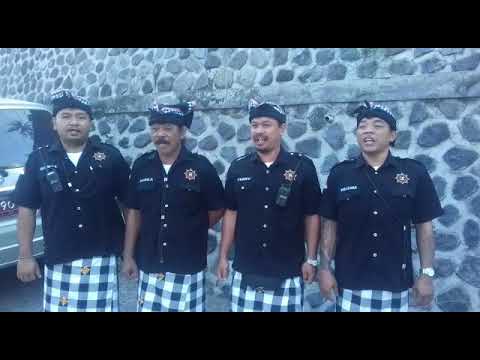 Pecalang Desa Pekraman Tangkid Menolak Berita Hoax