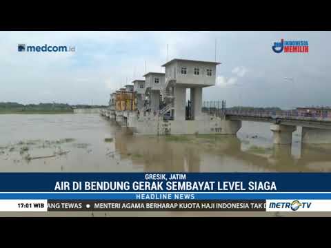 Berita Terbaru 8 Januari 2018 – Bengawan Solo Meluap, Tiga Desa di Gresik Te…