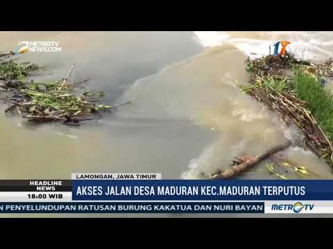 Berita Terbaru 20 November 2017 – Tanggul Bengawan Solo Jebol, Jalan Antar Desa