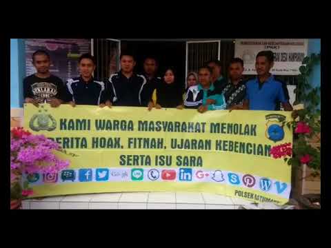 WARGA DESA HAMPAR RAYA BATUMANDI KECAM BERITA HOAX