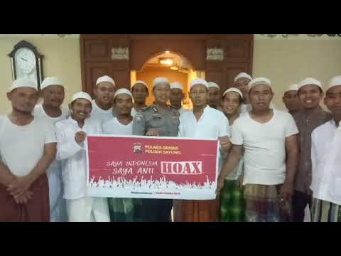Takmir Masjid Baiturrahman Desa Tugu Sayung Demak menolak Berita Hoax