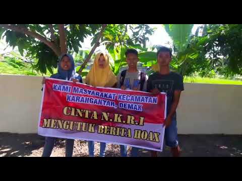 Pemuda Desa Tuwang Karanganyar Demak menolak berita Hoax