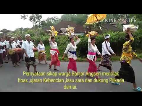 Pernyataan sikap warga desa Angseri tolak  berita hoax