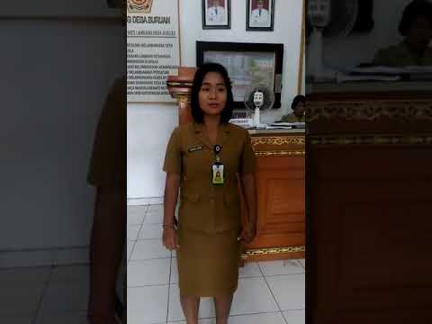 kaur keuangan Desa buruan Blahbatuh menolak berita hoax