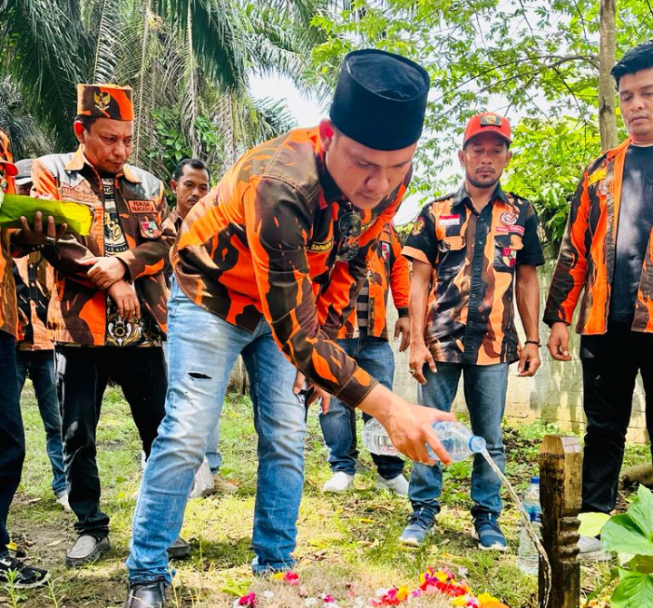 PAC Pemuda Pancasila Kecamatan Stabat Galang Dana Untuk Palestina