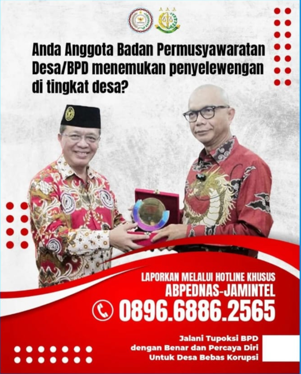 Jamintel Rangkul ABPEDNAS Awasi Dana Desa