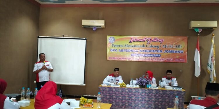 Unggul 8 Suara, Akhmad Zazuli terpilih sebagai Ketua DPC ABPEDNAS Kabupaten Jombang