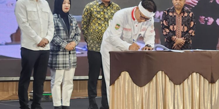 Dalam Rangka Penyempurnaan Dokumen RKP, Ketua DPC ABPEDNAS Robiansyah Pratama Turut Menandatangani RKP Daerah 2026 Kabupaten Purwakarta