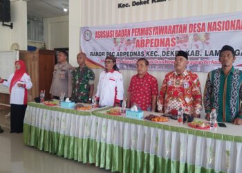 Rakor PAC ABPEDNAS Kecamatan Deket Kabupaten Lamongan Bahas Peningkatan Kualitas BPD dan Kolaborasi dengan Pemerintah Desa