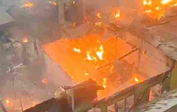 Musibah Kebakaran di Langkat Hanguskan 19 Rumah