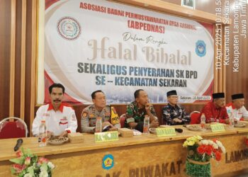Suasana Sakral Idul Fitri Masih Terasa, PAC ABPEDNAS Sekaran Gelar Halal Bi Halal dan Penyerahan SK Perpanjangan Masa Jabatan BPD