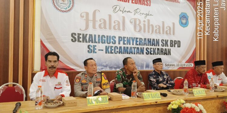 Suasana Sakral Idul Fitri Masih Terasa, PAC ABPEDNAS Sekaran Gelar Halal Bi Halal dan Penyerahan SK Perpanjangan Masa Jabatan BPD
