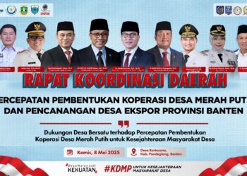 DPP Desa Bersatu Akan Gelar Rakorda di Banten Pada 8 Mei, Dorong Pembentukan Koperasi Desa Merah Putih dan Desa Ekspor