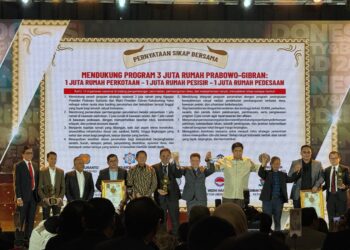 10 Asosiasi Nasional Dukungan  Program 3 Juta Rumah Prabowo-Gibran