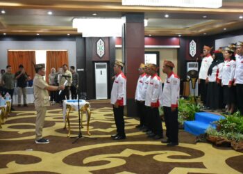 Gubernur Lantik dan Kukuhkan Personel DPD dan DPC Asosiasi Badan Permusyawaratan Desa Nasional Provinsi Kalteng