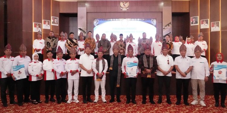 Pengukuhan DPC ABPEDNAS se-Sumatera Selatan Perkuat Pengawasan Desa dan Dukung Program Prioritas Nasional